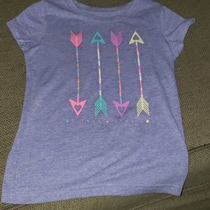 Periwinkle short with arrows - almost new